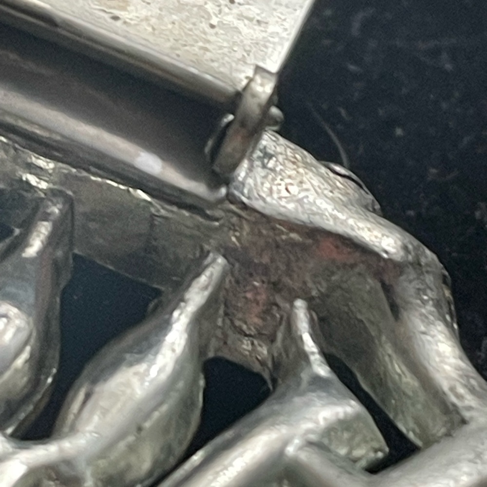 Signed But Cannot Read It. Blue And Clear Stones … - image 8